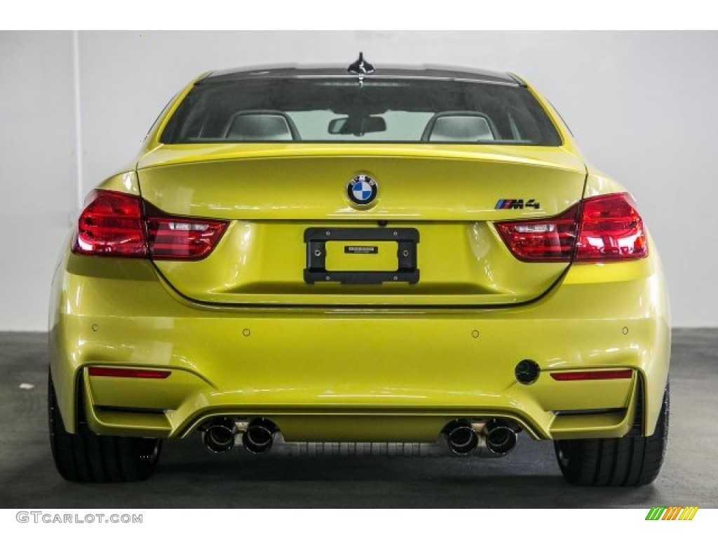 2017 M4 Coupe - Austin Yellow Metallic / Black photo #4