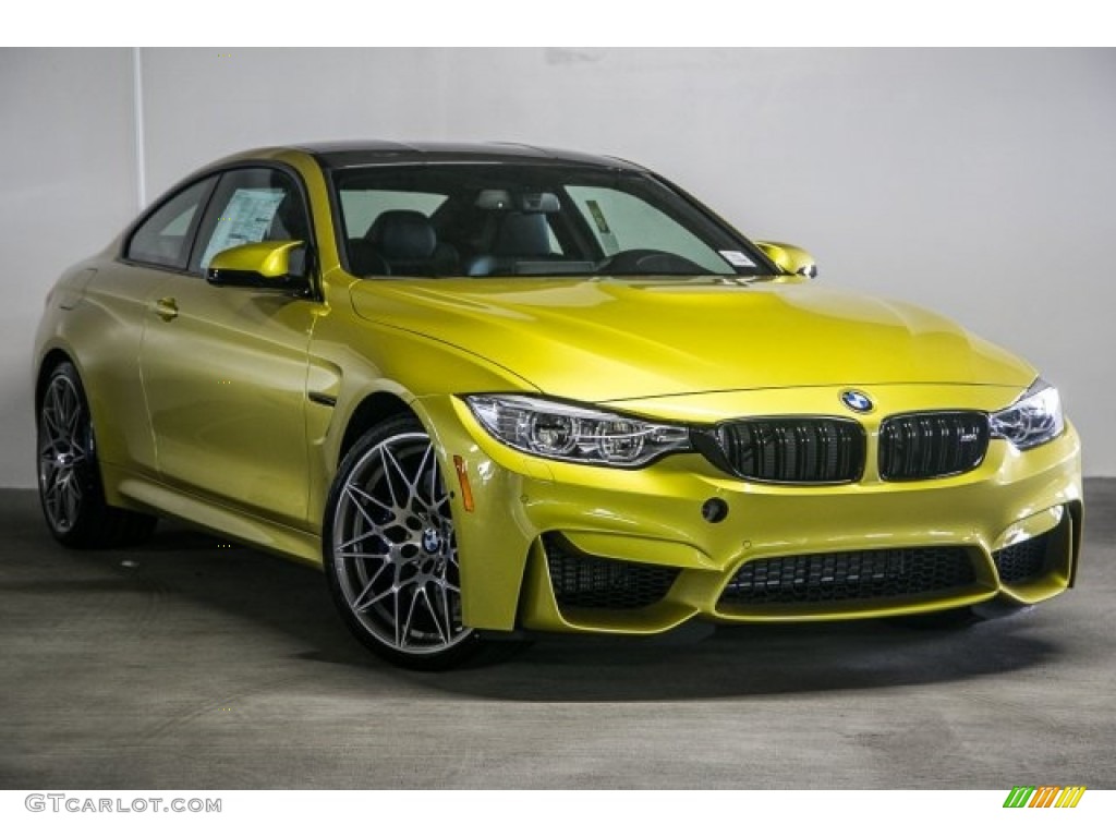 Austin Yellow Metallic 2017 BMW M4 Coupe Exterior Photo #118659809