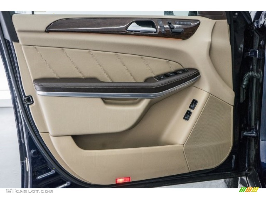 2013 Mercedes-Benz GL 450 4Matic Almond Beige Door Panel Photo #118660523