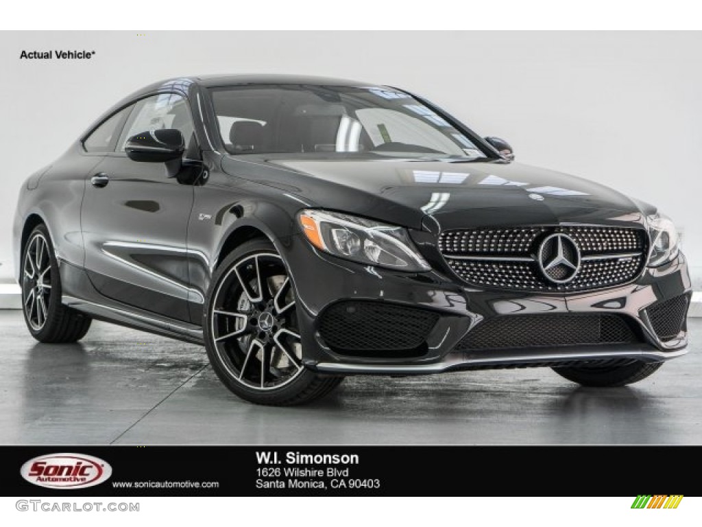 2017 C 43 AMG 4Matic Coupe - Black / Black photo #1