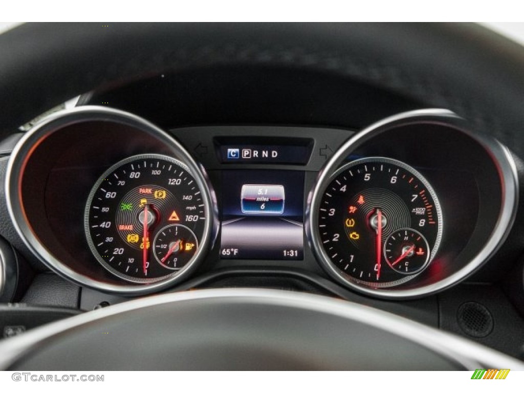 2017 Mercedes-Benz SLC 300 Roadster Gauges Photo #118660712