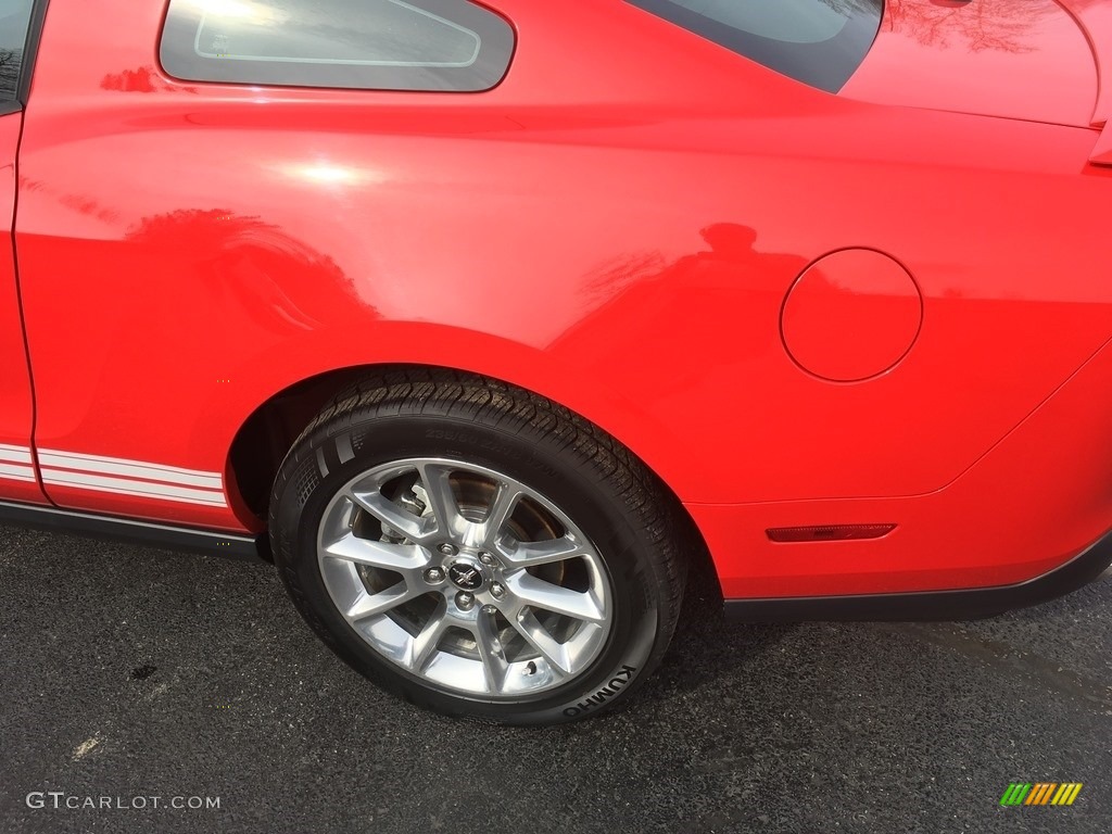 2011 Mustang V6 Premium Coupe - Race Red / Stone photo #17