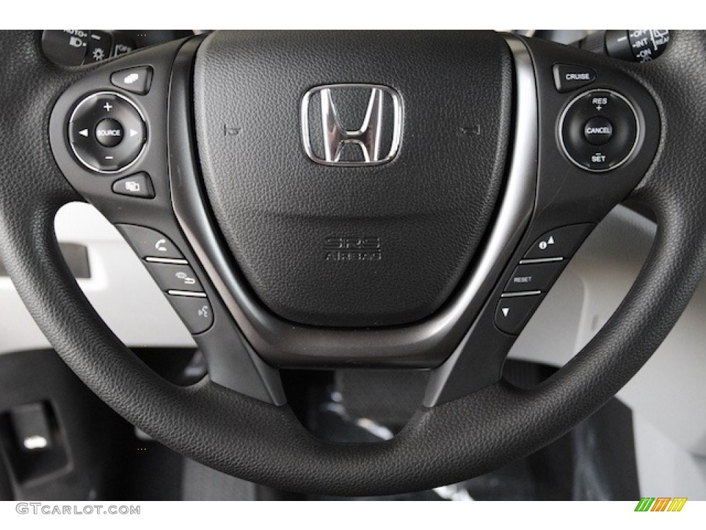 2017 Honda Pilot EX Gray Steering Wheel Photo #118661922