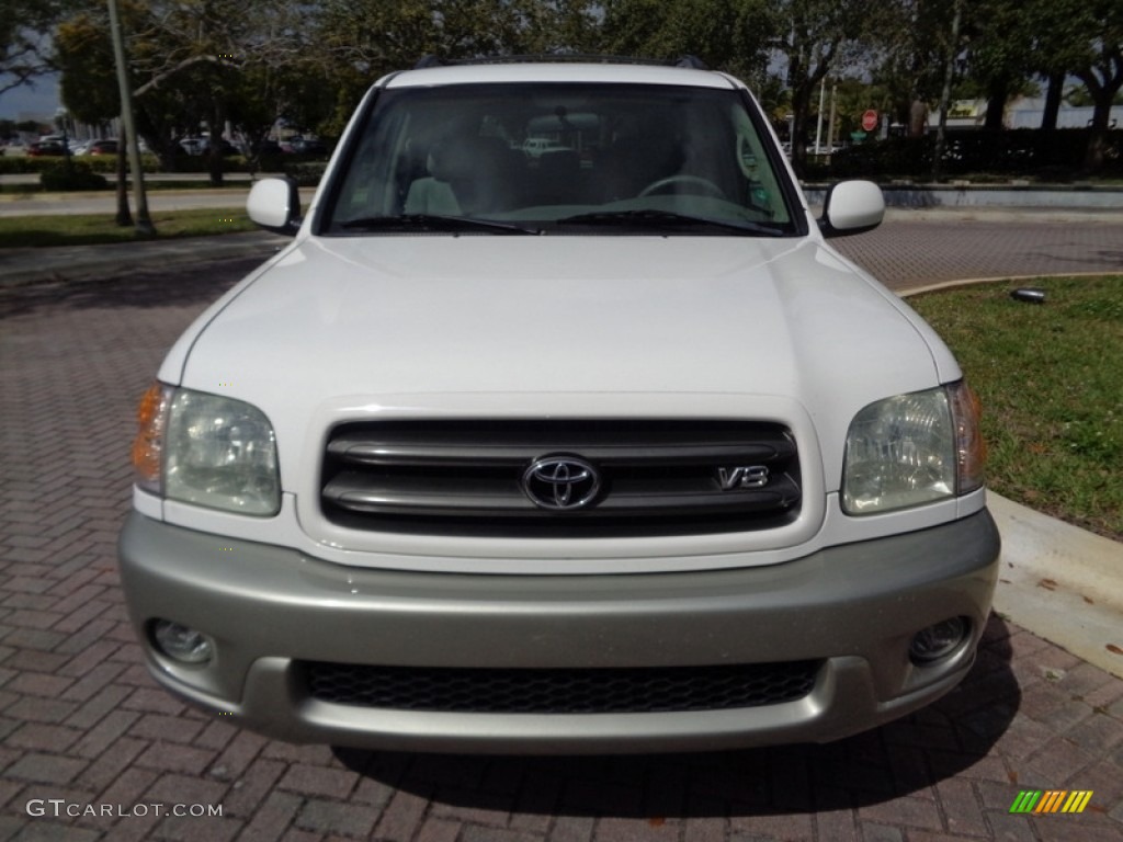2004 Sequoia SR5 - Natural White / Charcoal photo #15