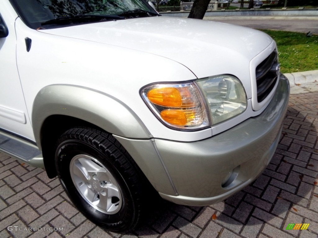 2004 Sequoia SR5 - Natural White / Charcoal photo #39
