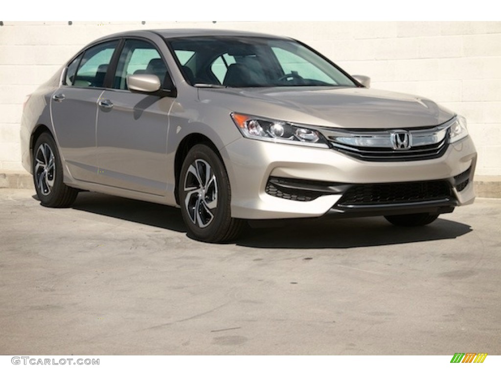 2017 Accord LX Sedan - Champagne Frost Pearl / Ivory photo #1
