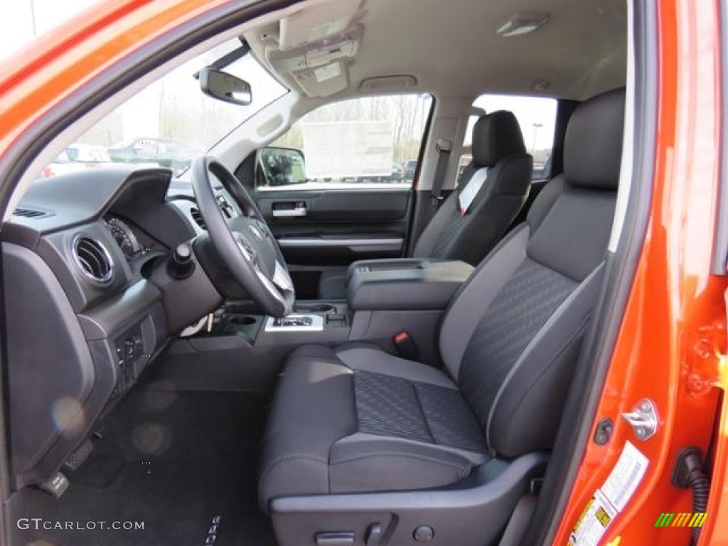 Graphite Interior 2017 Toyota Tundra SR5 Double Cab Photo #118666560