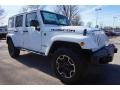 Bright White 2017 Jeep Wrangler Unlimited Rubicon Hard Rock 4x4 Exterior