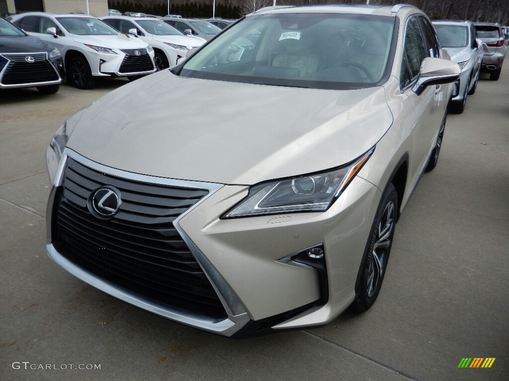 2017 RX 350 AWD - Satin Cashmere Metallic / Parchment photo #1