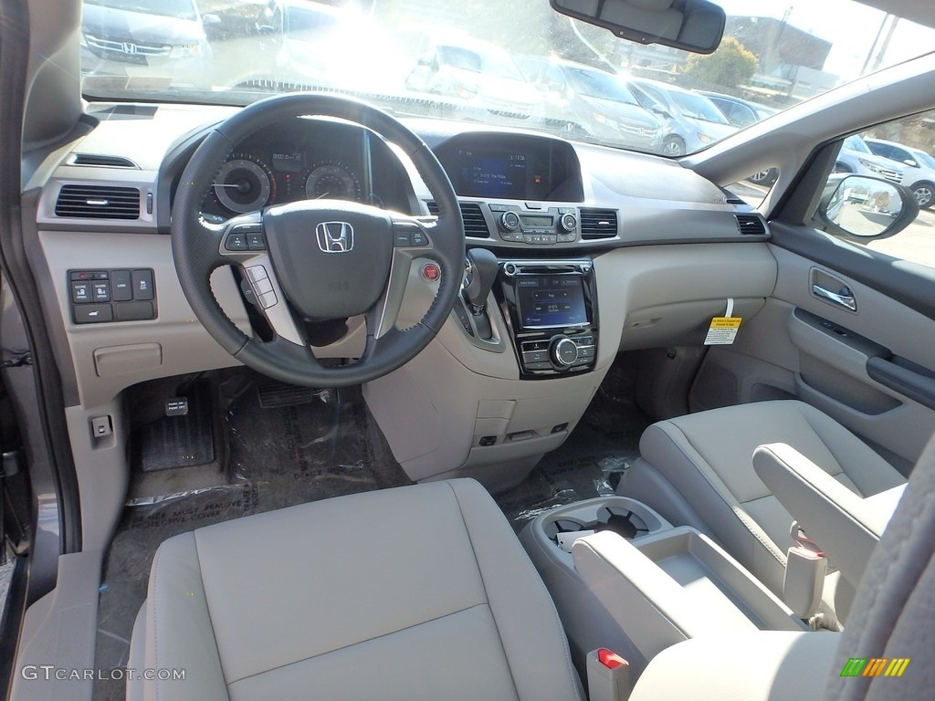 Gray Interior 2017 Honda Odyssey EX-L Photo #118668954