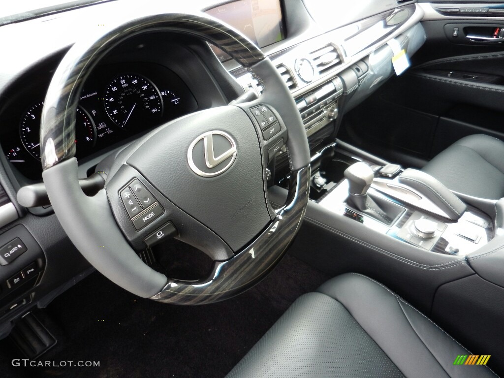2017 Lexus LS 460 AWD Black Dashboard Photo #118669179