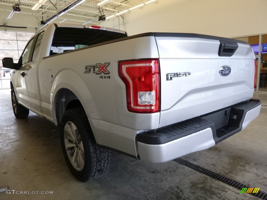 2017 F150 XL SuperCab 4x4 - Ingot Silver / Black photo #3