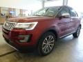 2017 Ruby Red Ford Explorer Platinum 4WD  photo #5