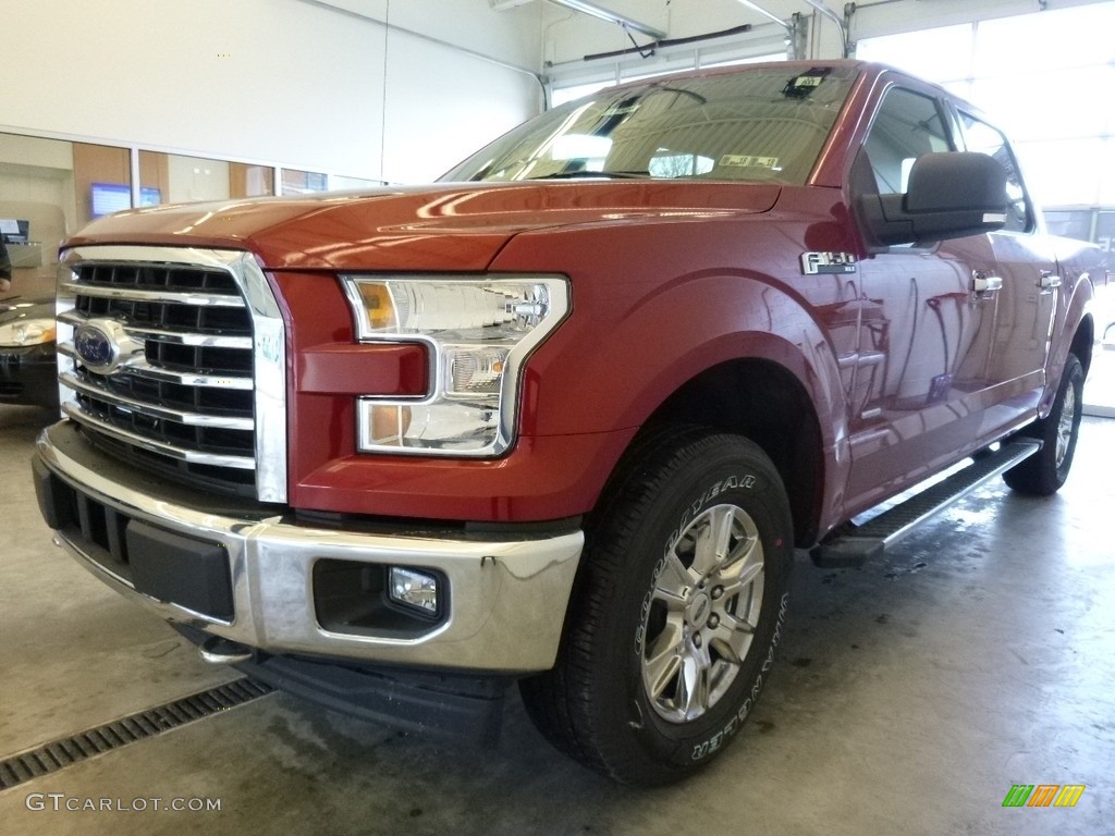 Ruby Red 2017 Ford F150 XLT SuperCrew 4x4 Exterior Photo #118672371