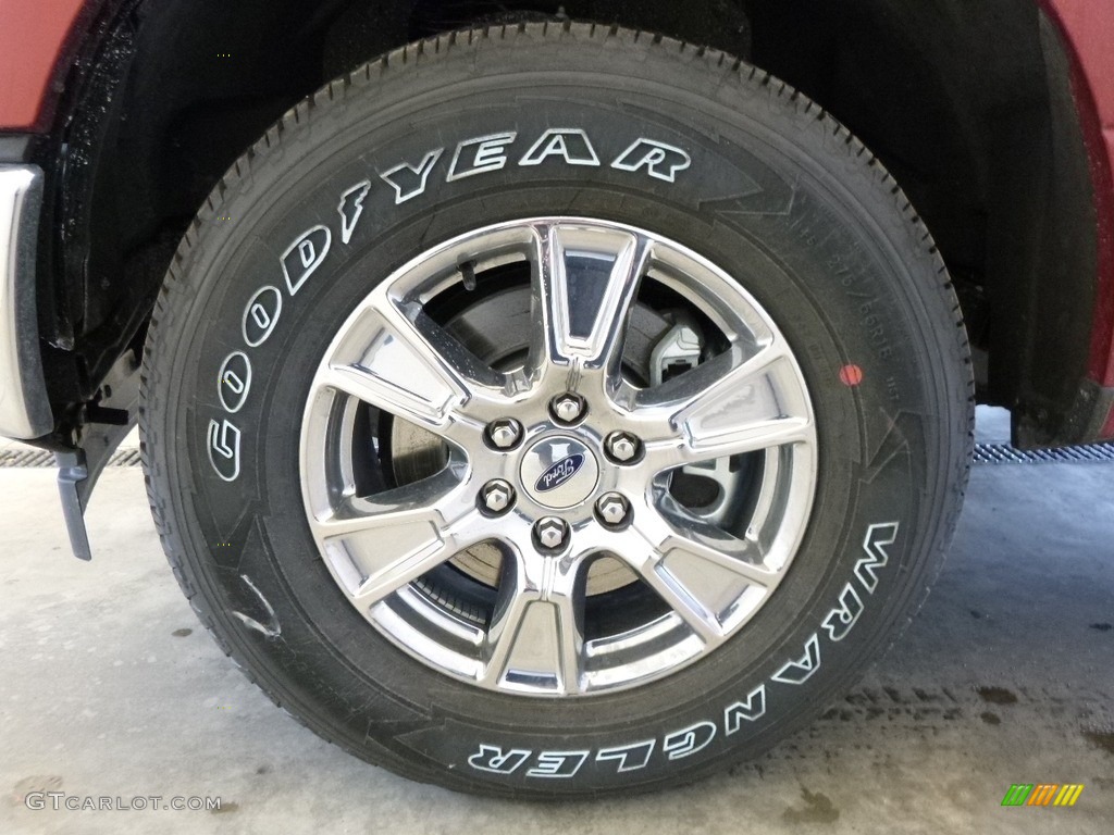 2017 F150 XLT SuperCrew 4x4 - Ruby Red / Earth Gray photo #5