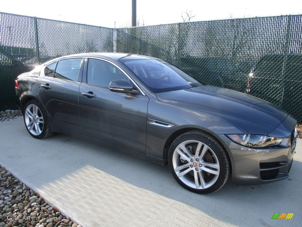 2017 XE 35t Premium AWD - Ammonite Grey / Jet photo #1