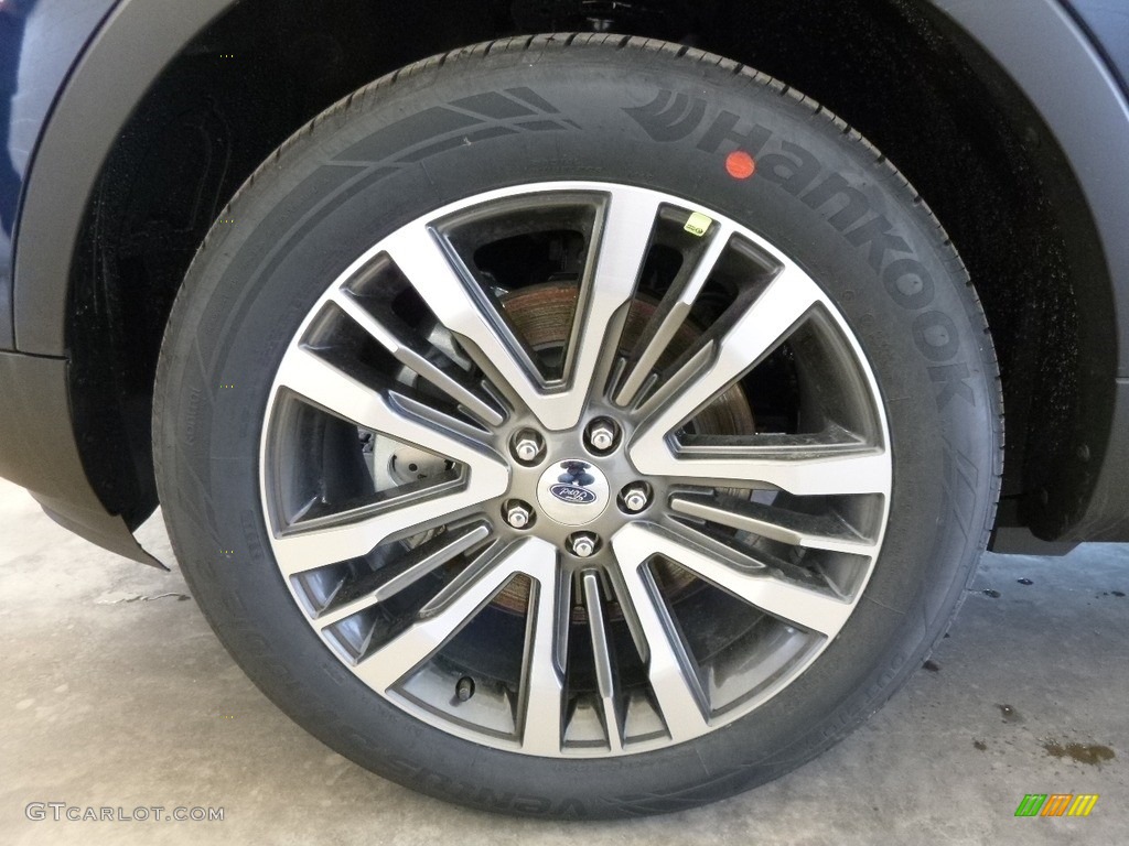 2017 Explorer Platinum 4WD - Blue Jeans / Medium Soft Ceramic photo #6