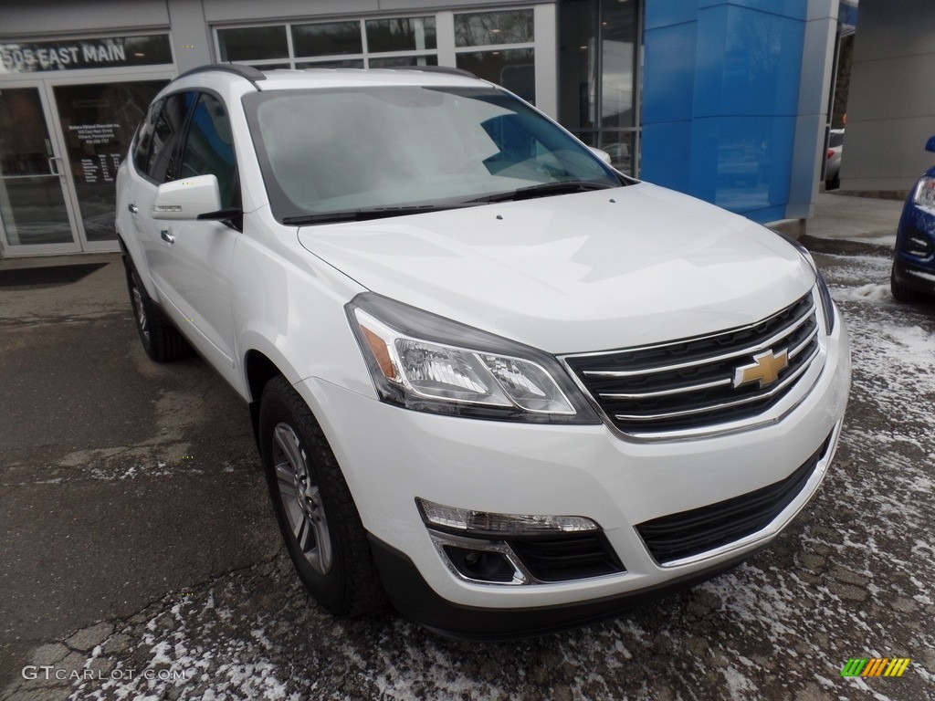 Summit White 2017 Chevrolet Traverse LT AWD Exterior Photo #118673313