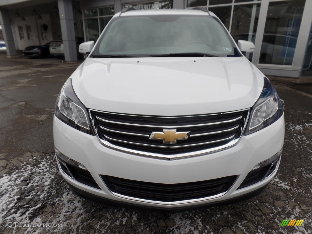 2017 Traverse LT AWD - Summit White / Dark Titanium/Light Titanium photo #2
