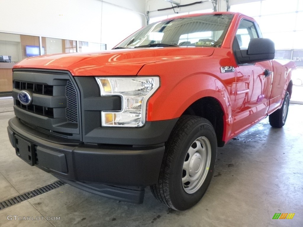 Race Red 2017 Ford F150 XL Regular Cab Exterior Photo #118674678