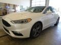 2017 White Platinum Ford Fusion Sport AWD  photo #5