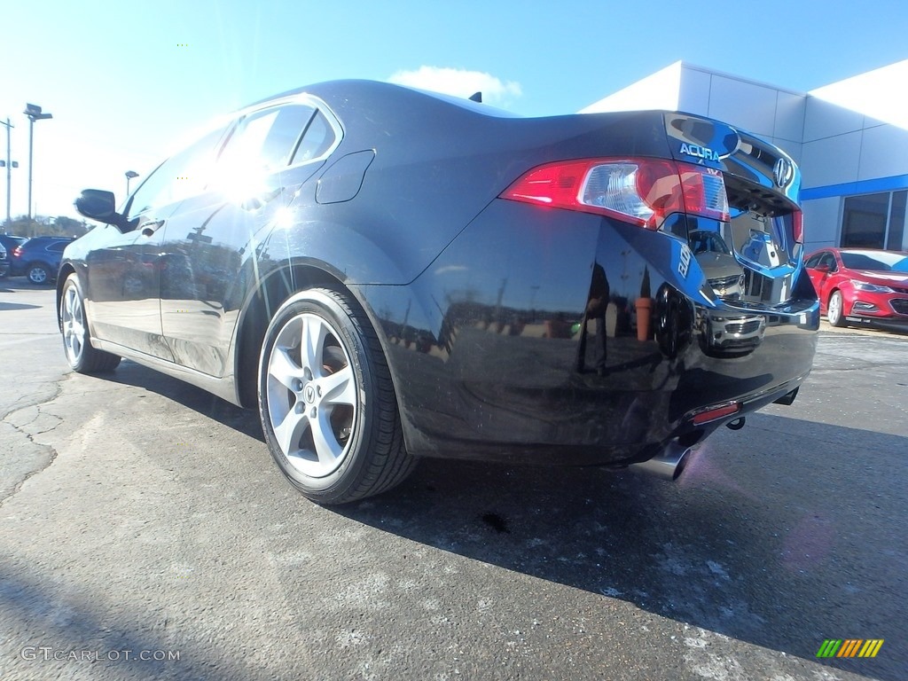 2010 TSX Sedan - Crystal Black Pearl / Parchment photo #5
