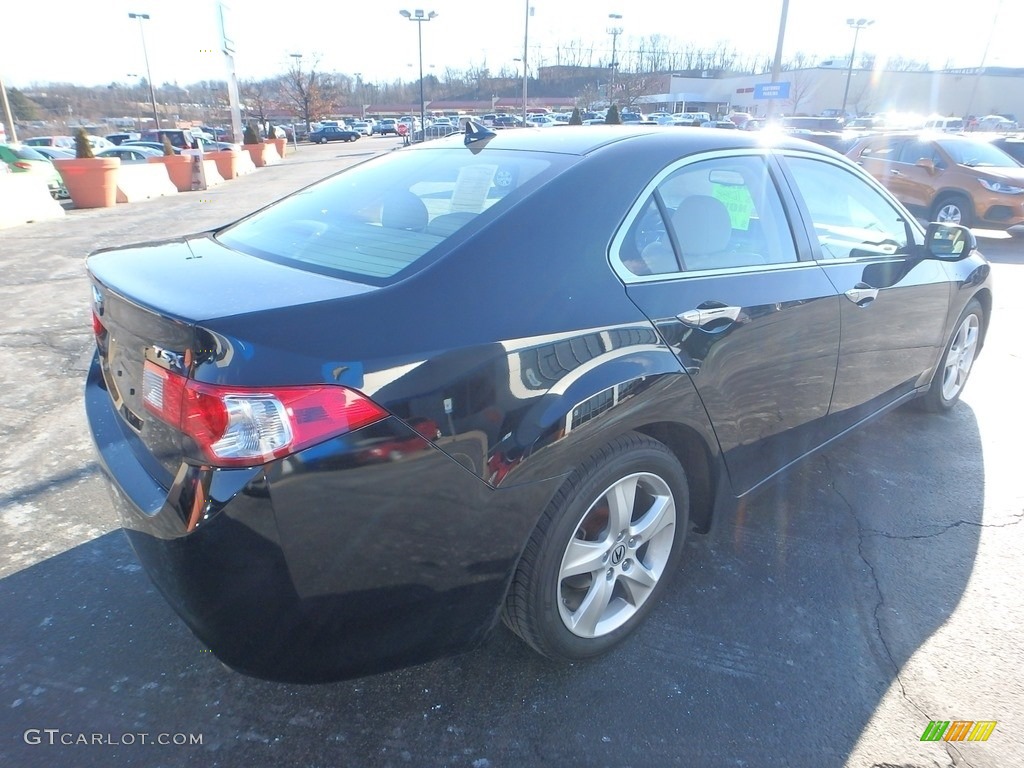 2010 TSX Sedan - Crystal Black Pearl / Parchment photo #6