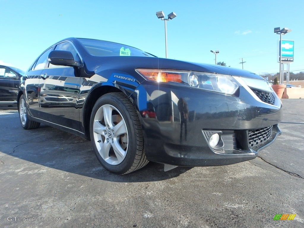 2010 TSX Sedan - Crystal Black Pearl / Parchment photo #9