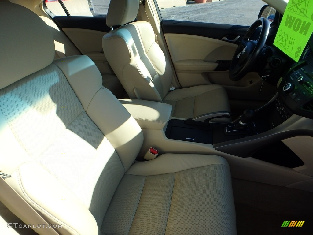 2010 TSX Sedan - Crystal Black Pearl / Parchment photo #12