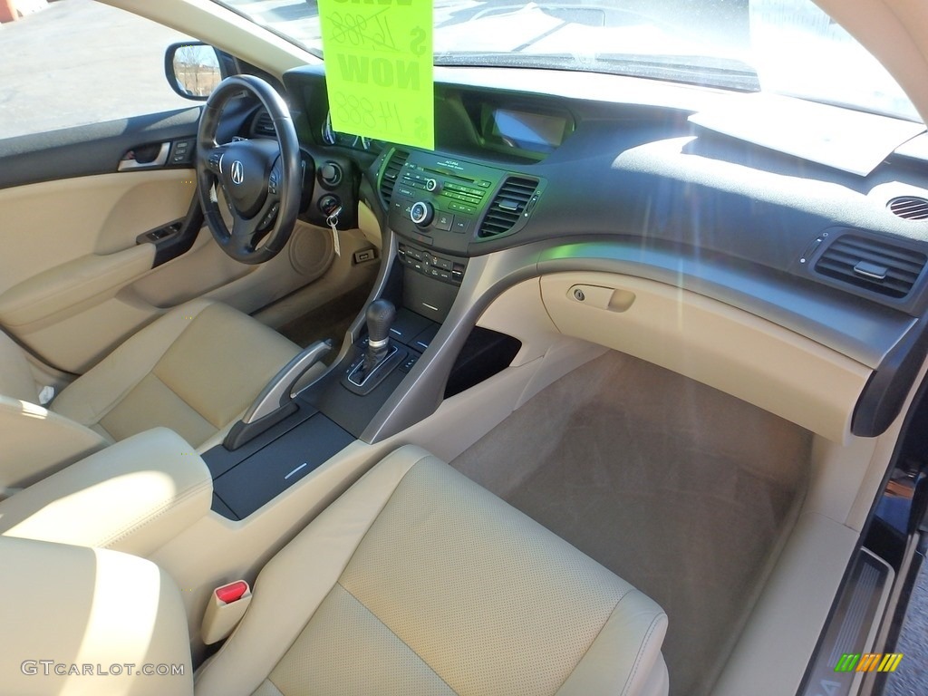 2010 TSX Sedan - Crystal Black Pearl / Parchment photo #13