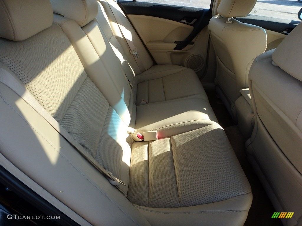 2010 TSX Sedan - Crystal Black Pearl / Parchment photo #16