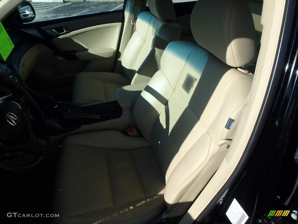 2010 TSX Sedan - Crystal Black Pearl / Parchment photo #18
