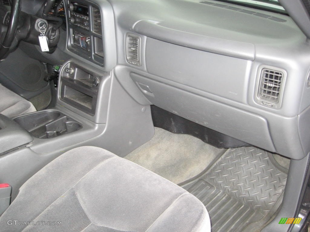 2005 Sierra 1500 SLE Crew Cab 4x4 - Carbon Metallic / Dark Pewter photo #12
