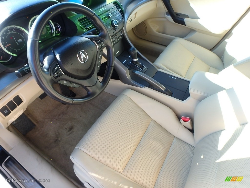 2010 TSX Sedan - Crystal Black Pearl / Parchment photo #24