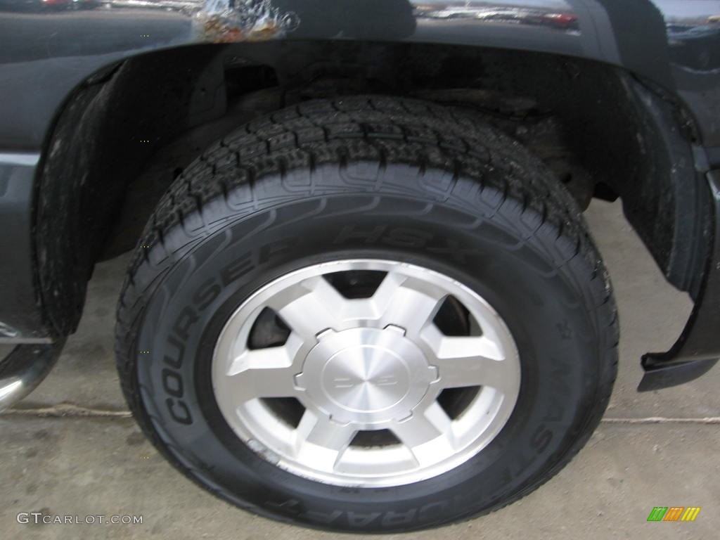 2005 Sierra 1500 SLE Crew Cab 4x4 - Carbon Metallic / Dark Pewter photo #22