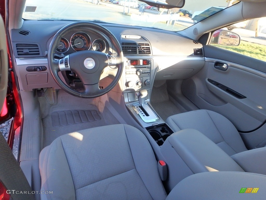 2009 Aura XE - Red Jewel Tintcoat / Gray photo #9