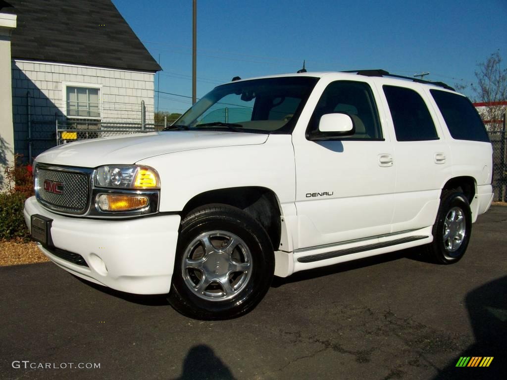 2004 Yukon Denali AWD - Summit White / Sandstone photo #1