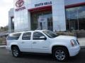 2010 Summit White GMC Yukon XL SLT 4x4  photo #2