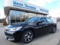 2017 Crystal Black Pearl Honda Accord LX Sedan  photo #1