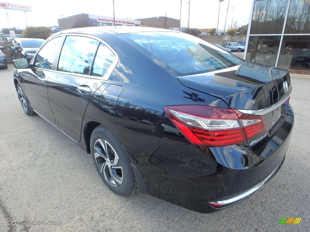 2017 Accord LX Sedan - Crystal Black Pearl / Black photo #2