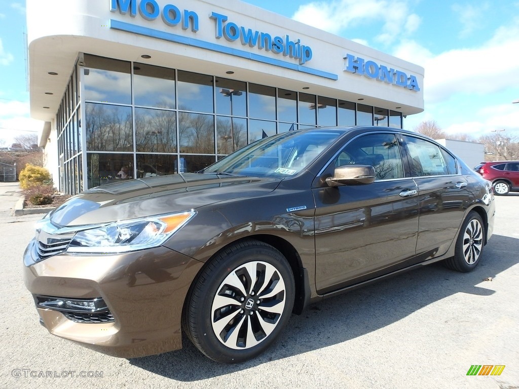 2017 Accord Hybrid EX-L Sedan - Mandarin Gold Metallic / Black photo #1