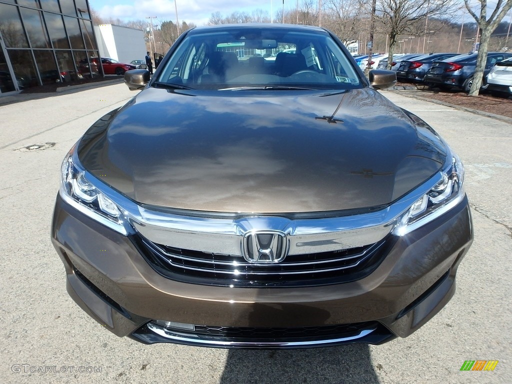 2017 Accord Hybrid EX-L Sedan - Mandarin Gold Metallic / Black photo #6