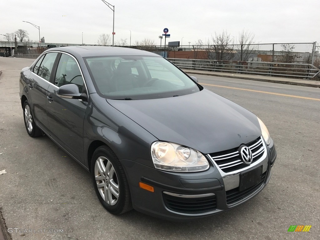 Platinum Grey Metallic 2007 Volkswagen Jetta 2.5 Sedan Exterior Photo #118686459