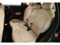 2014 Mini Cooper Gravity Polar Beige Leather Interior Rear Seat Photo