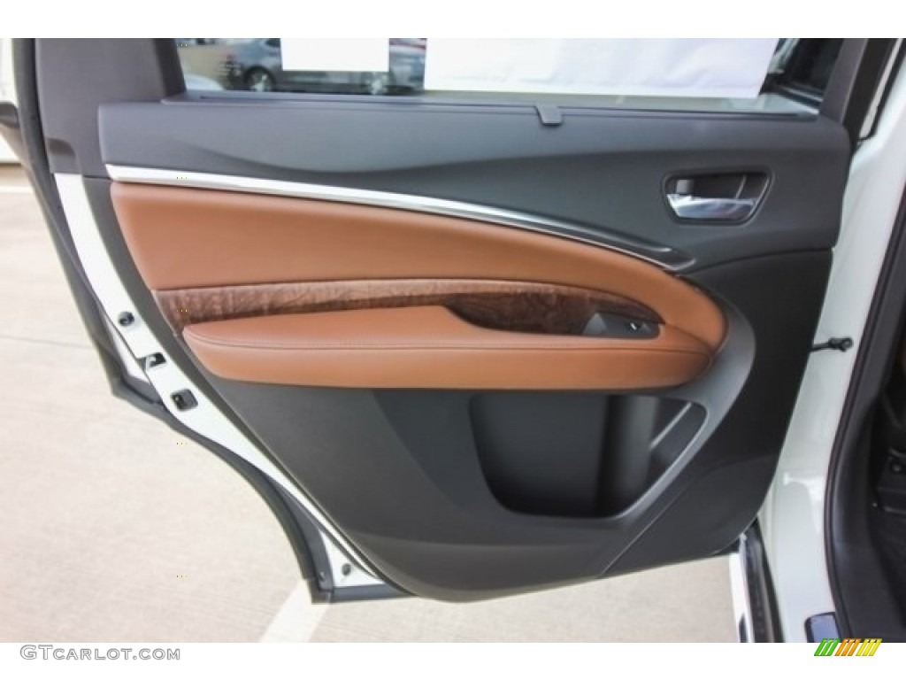 2017 Acura MDX SH-AWD Espresso Door Panel Photo #118688178