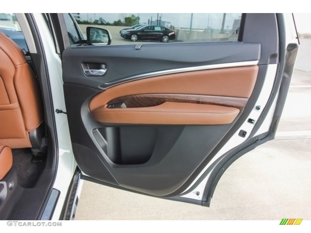 2017 Acura MDX SH-AWD Espresso Door Panel Photo #118688259