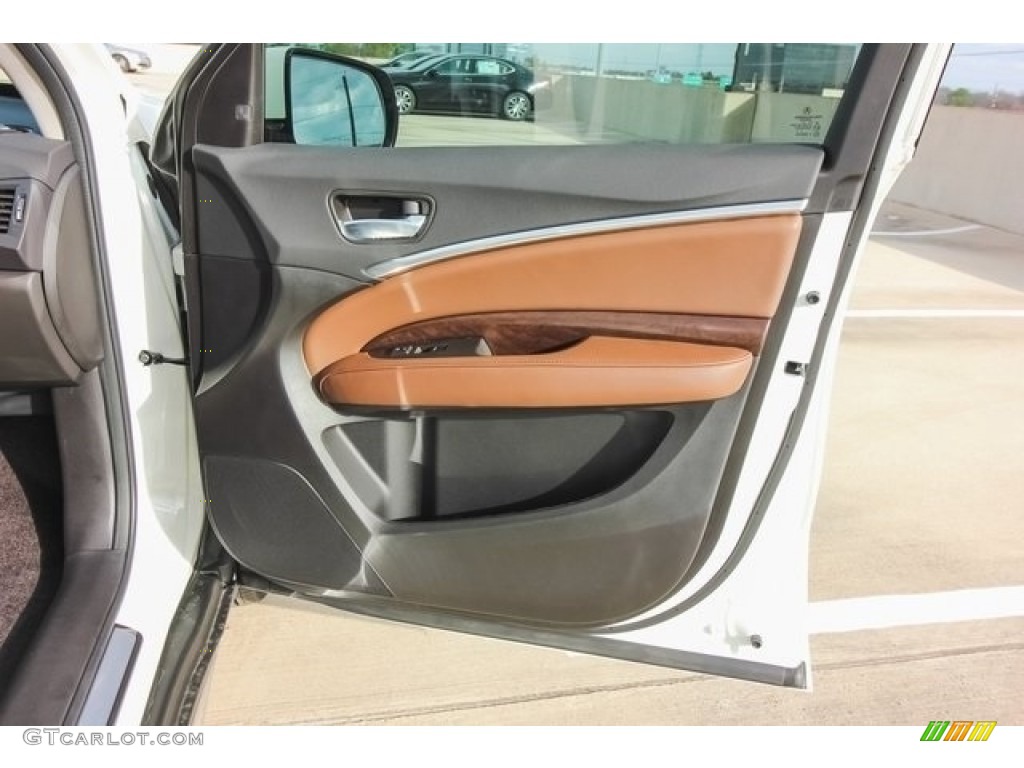 2017 Acura MDX SH-AWD Espresso Door Panel Photo #118688322