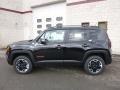 2017 Black Jeep Renegade Trailhawk 4x4  photo #2