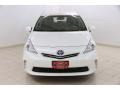 Blizzard White Pearl - Prius v Three Photo No. 2