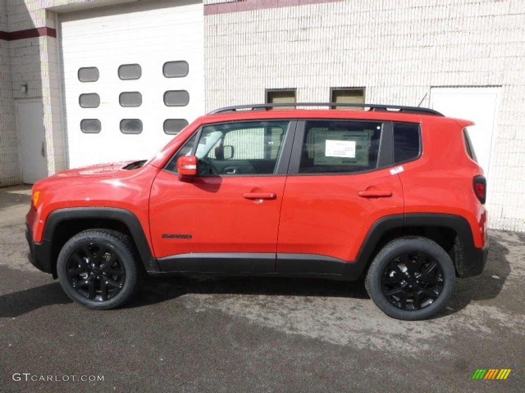 2017 Renegade Latitude 4x4 - Colorado Red / Black photo #3